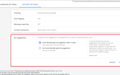 Google Ad Suggestions – Watch Out!